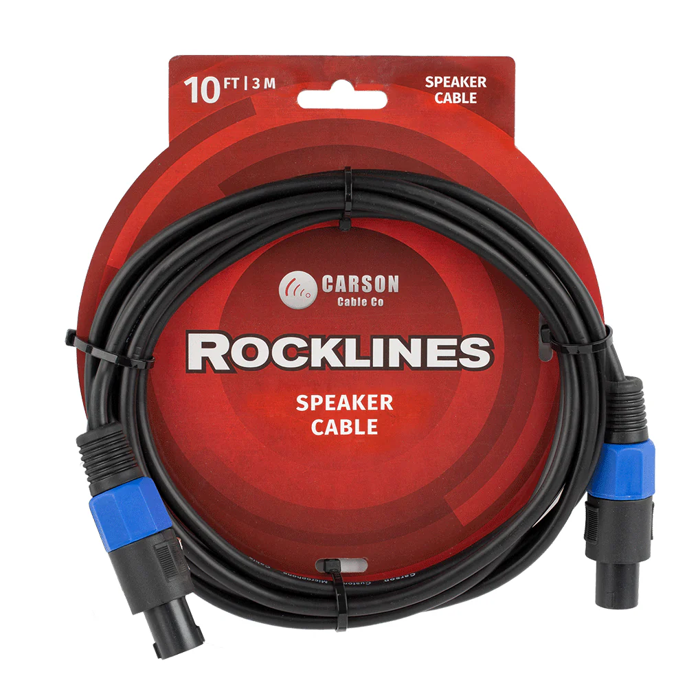 CARSON 10ft Speakon speaker cable