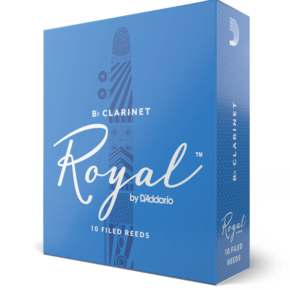D'ADDARIO ROYAL B flat Clarinet Reed 10 Pack - 1.5