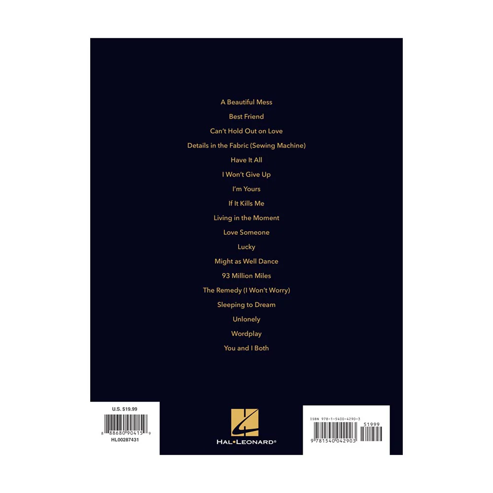 BEST OF JASON MRAZ - PVG (PIANO VOCAL GUITAR) - 287431 - Image 4