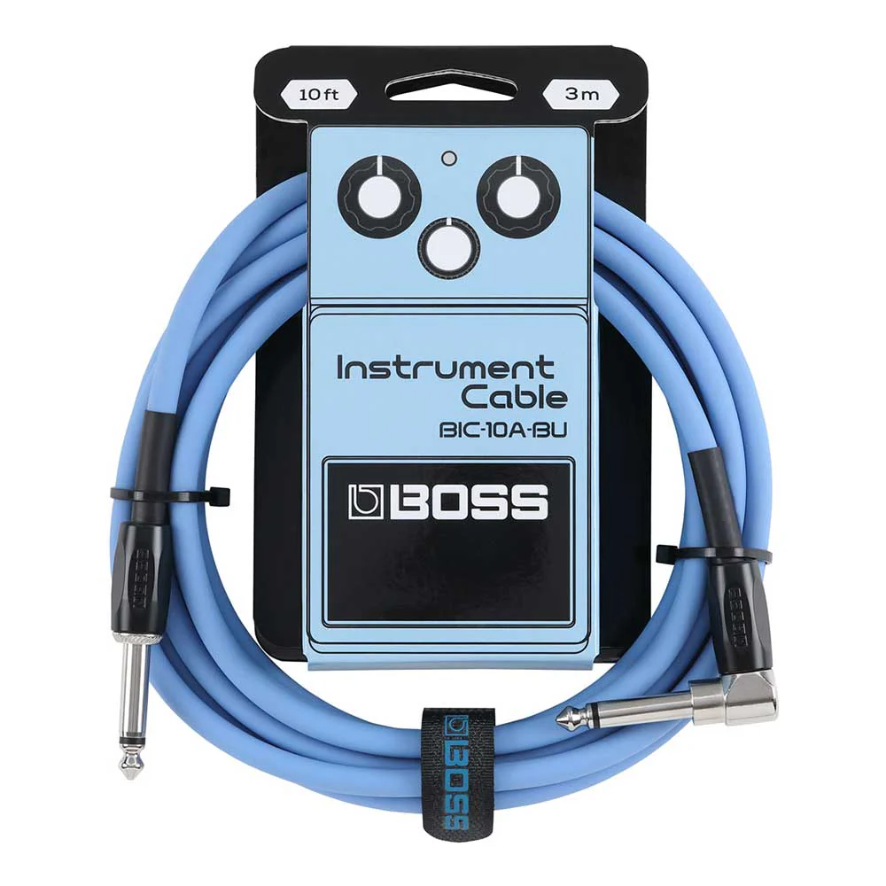 BOSS Instrument Cable 10ft - Blue