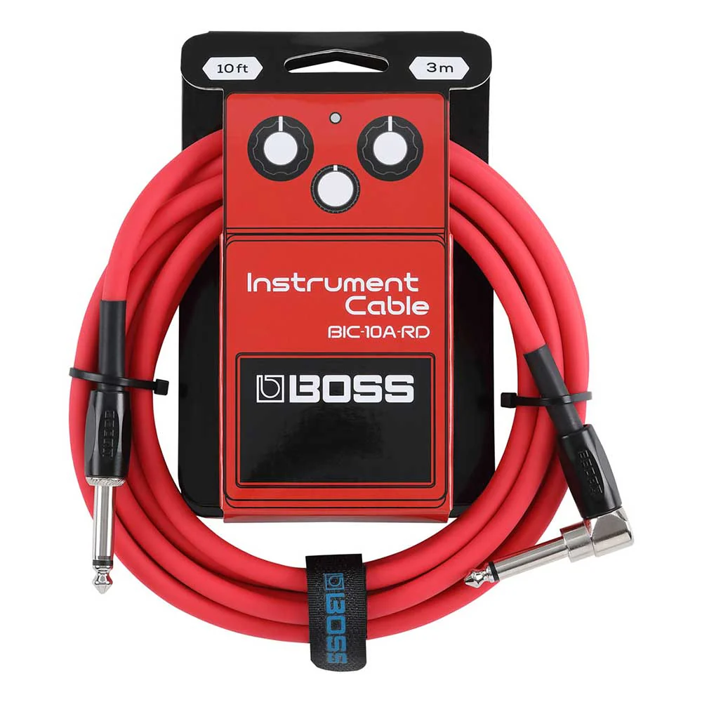 BOSS Instrument Cable 10ft - Red