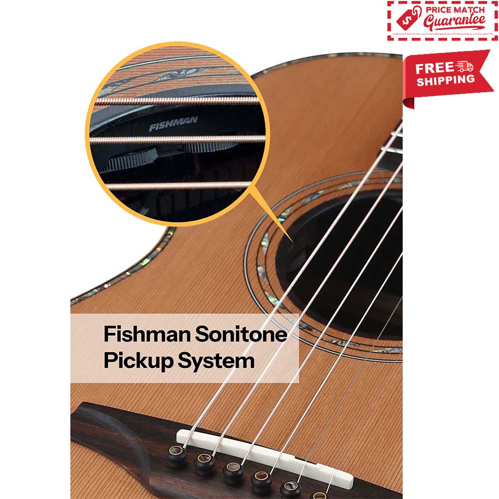 BROMO Parlour Rocky Mountain Series Acoustic Electric - Image 7