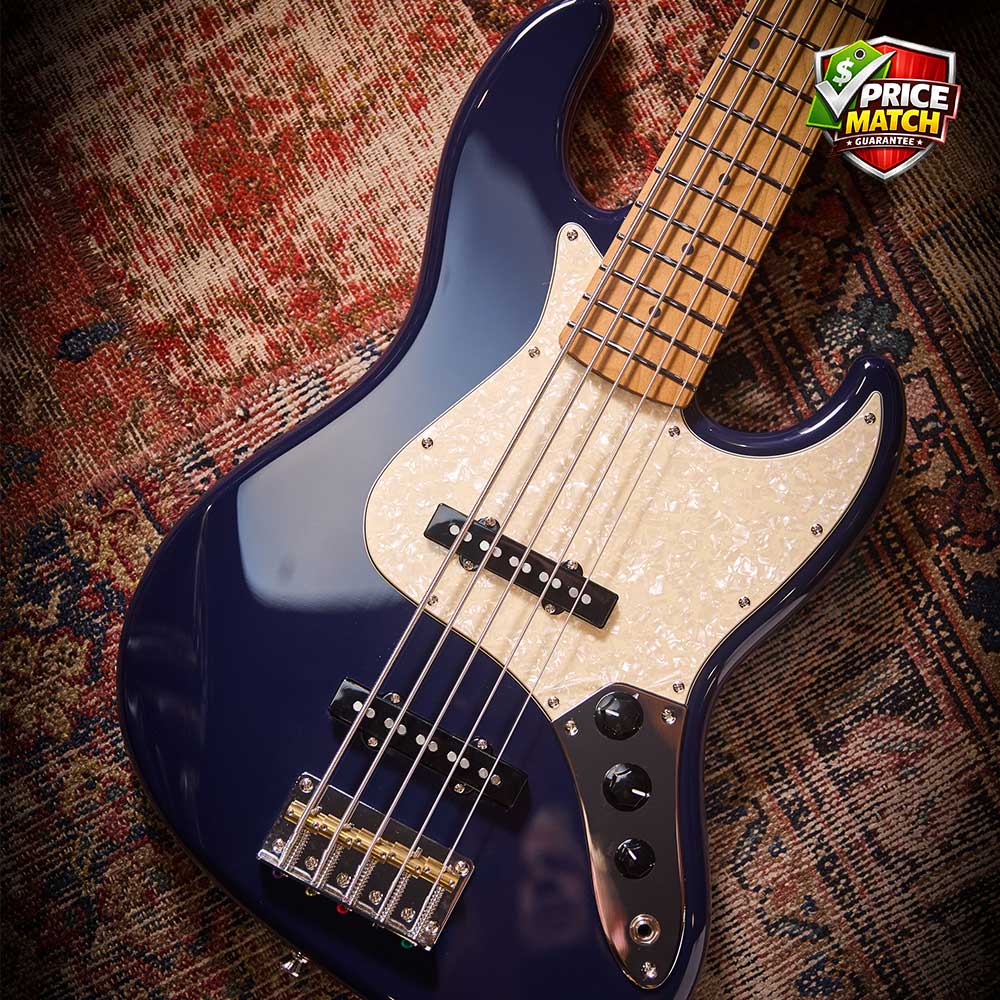 JET JJB-305 Bass 5 String  Dark Blue - Image 4