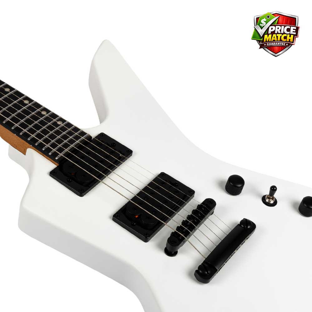 SPIRA X-400 Electric Guitar - Matte White - Image 3