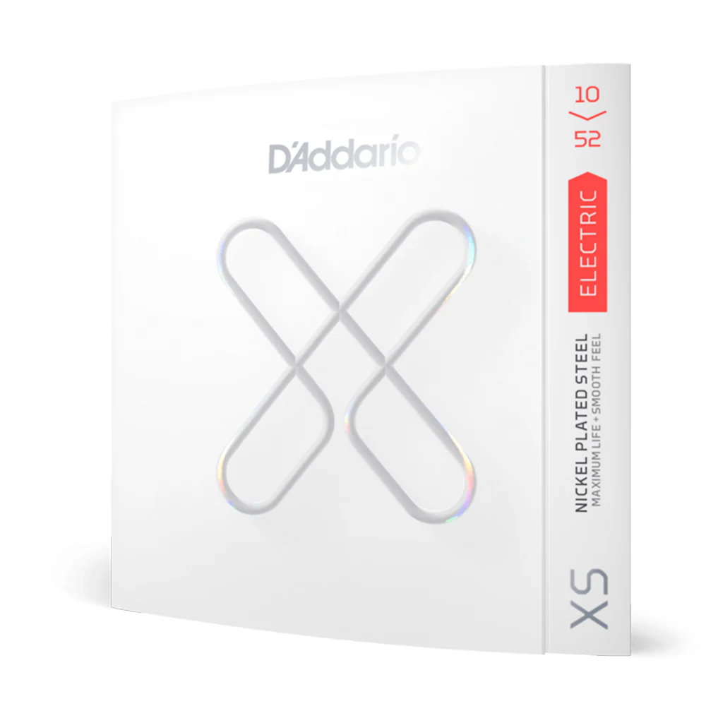 D'ADDARIO XS Coated Electric Guitar Strings Set - Light Top Heavy Bottom (10-52)