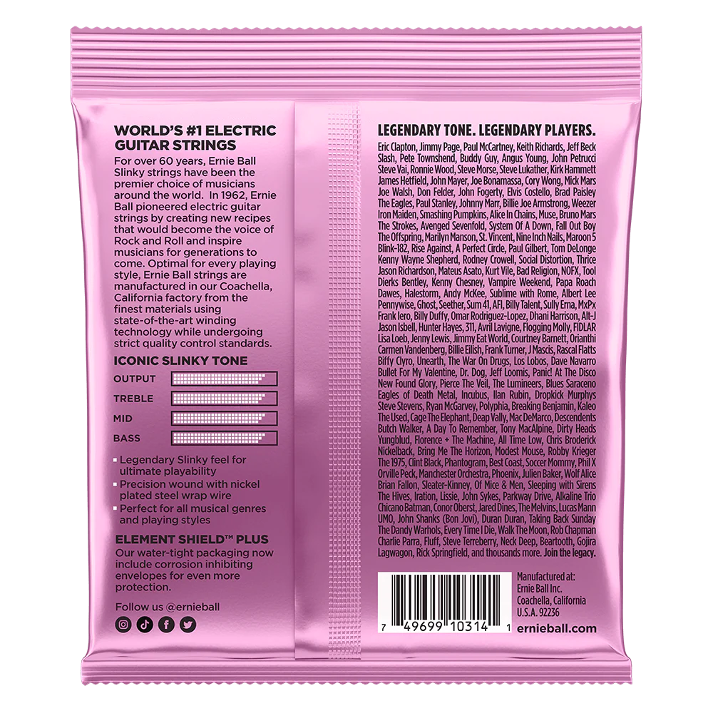 ERNIE BALL Electric Guitar Strings Set - Mega Slinky (10.5-48) - Image 2