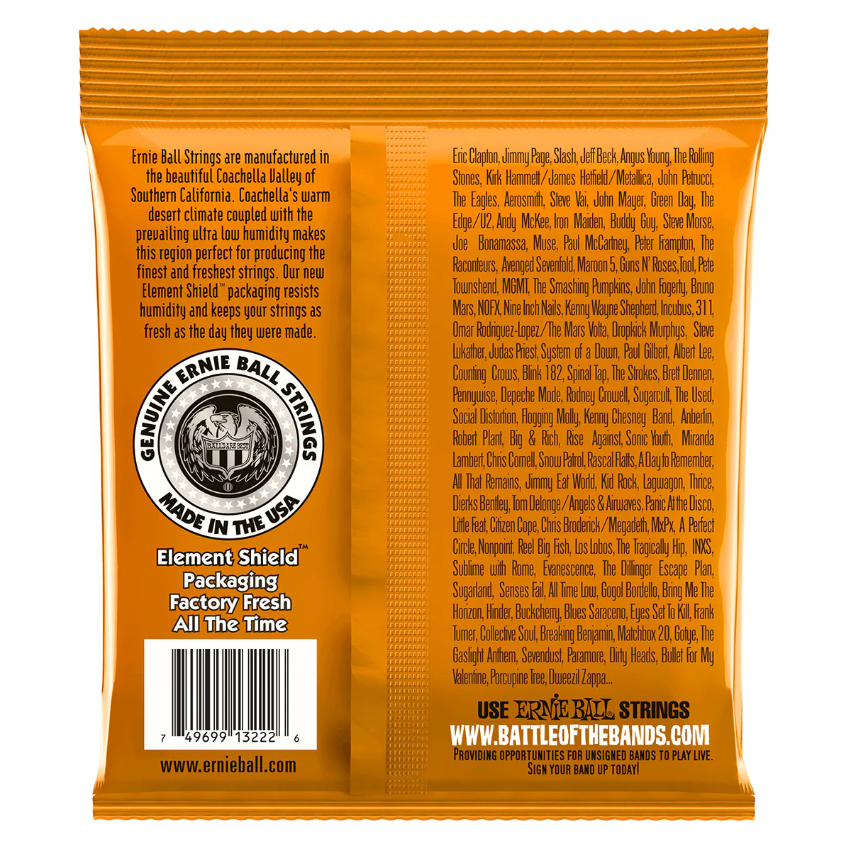 ERNIE BALL Electric Guitar Strings 3 Pack - Hybrid Slinky (9-46) - Image 2
