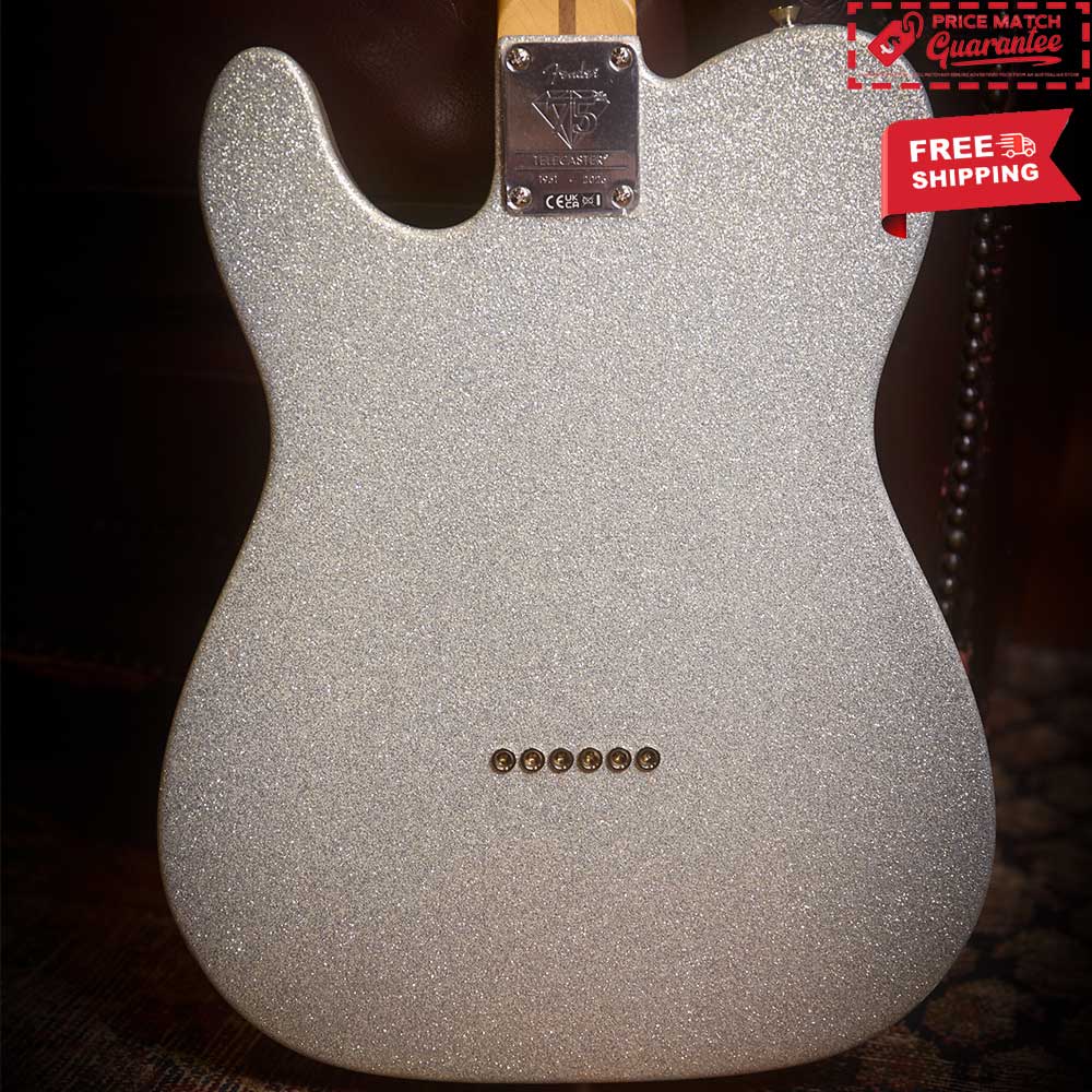 FENDER 75th Anniv Player II Telecaster - Diamond Dust Sparkle - Image 4