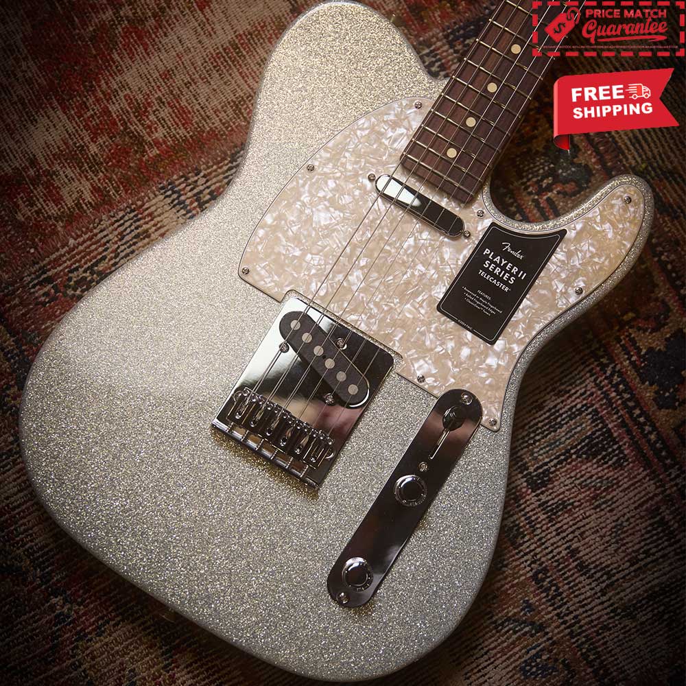 FENDER 75th Anniv Player II Telecaster - Diamond Dust Sparkle - Image 8