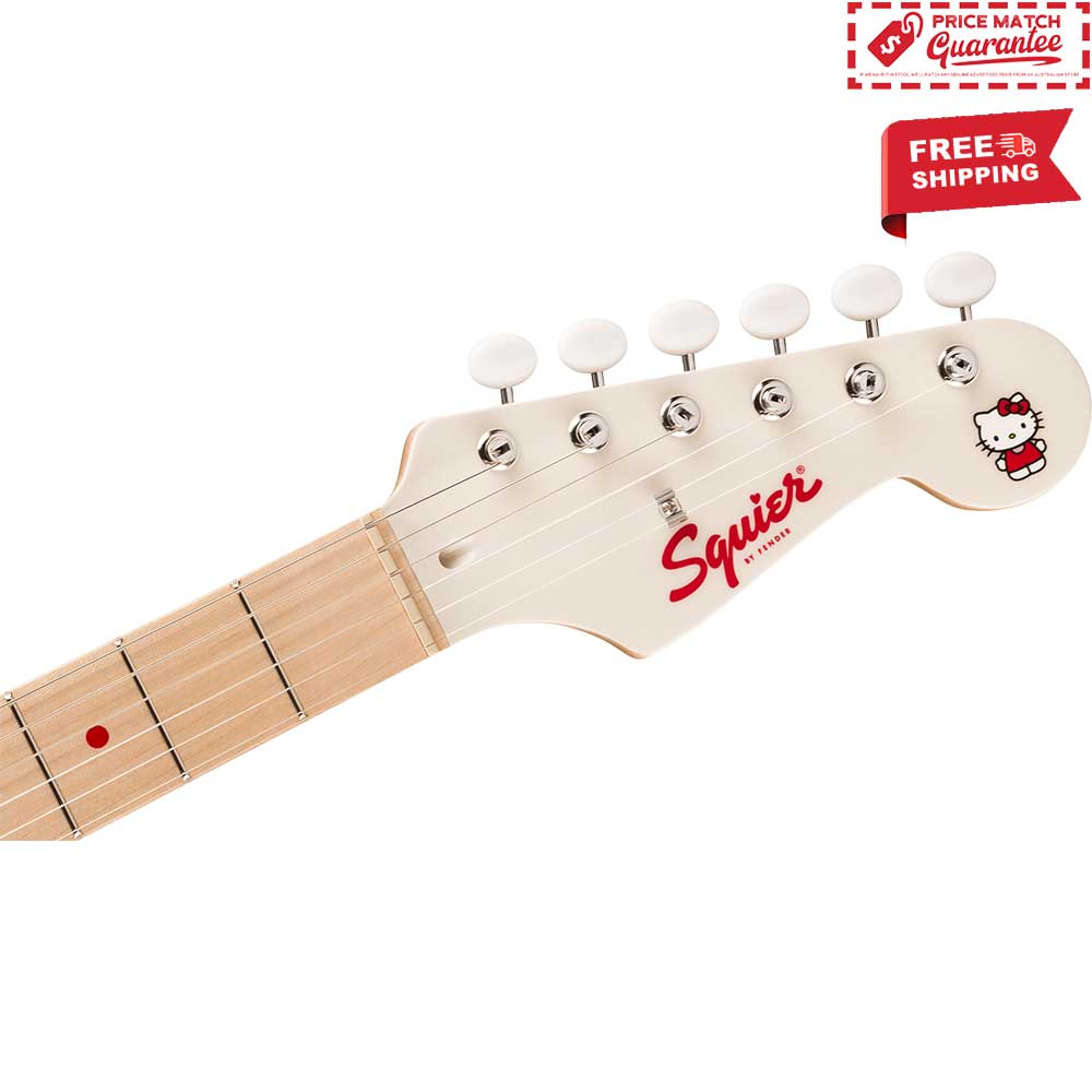 FENDER x Hello Kitty White Stratocaster - Image 3