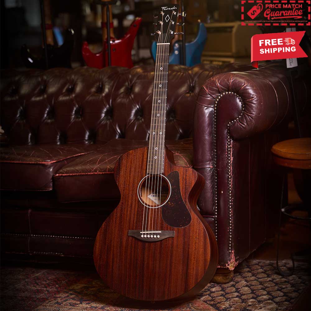 FENECH Delta Blues Grand Auditorium Cutaway - Image 2
