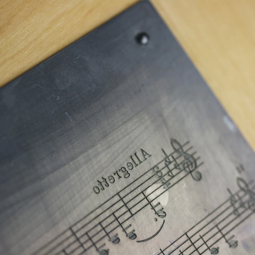 HENLE Engraving Plate Wood Mounted - Beethoven OP.10,1 - Image 3