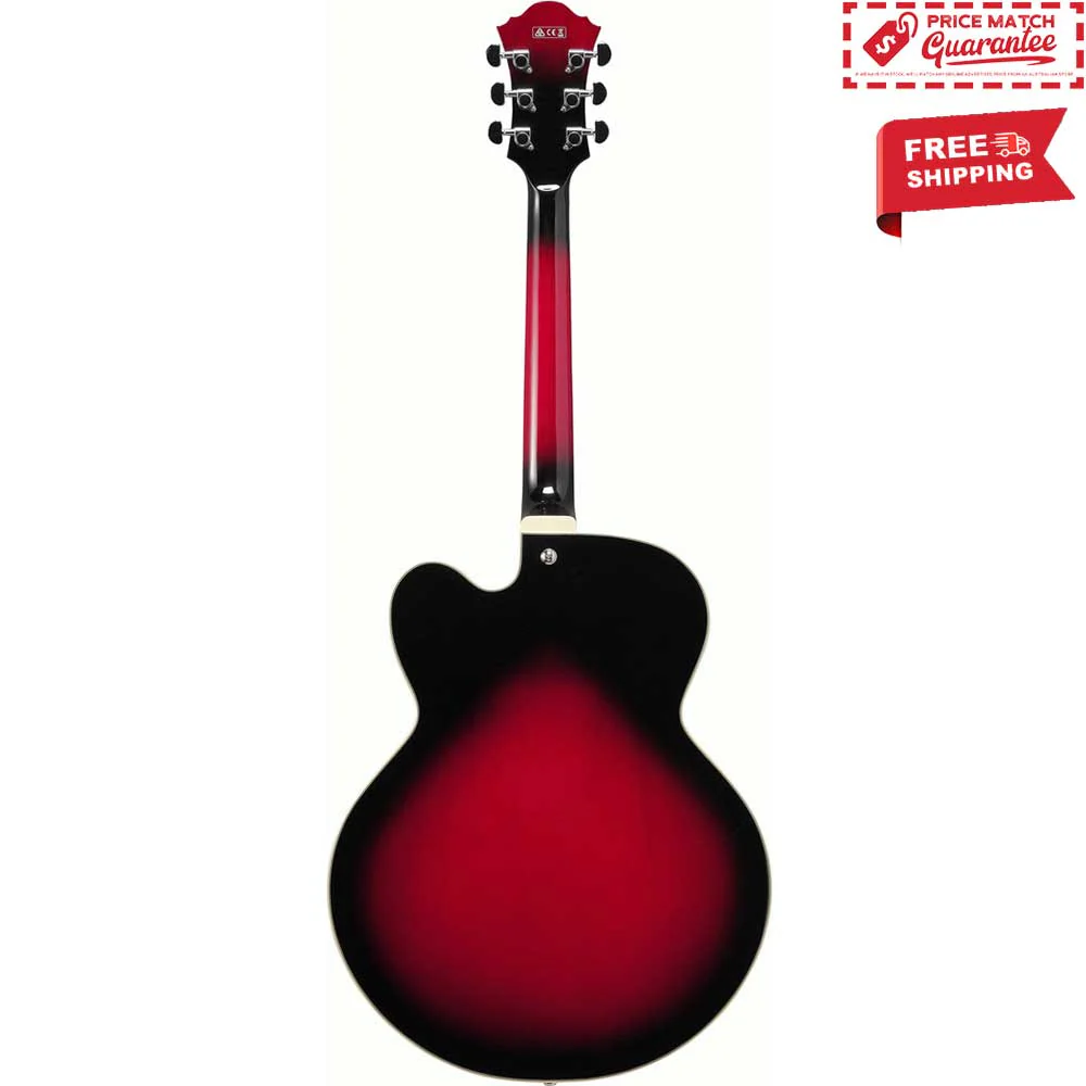 IBANEZ AF75 Artcore - Transparent Red Sunburst - Image 2