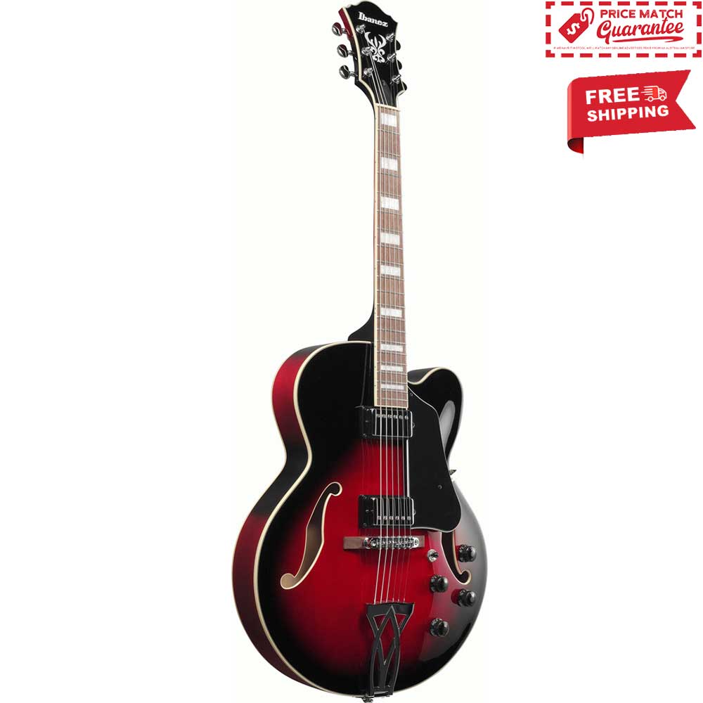 IBANEZ AF75 Artcore - Transparent Red Sunburst - Image 3