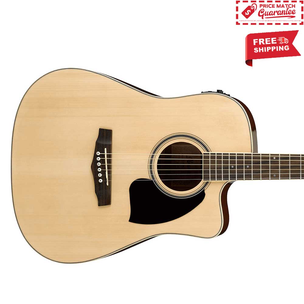 IBANEZ PF15ECE - Natural Acoustic Guitar - Image 3
