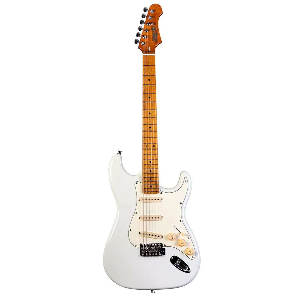 JET Beginner Electric Guitar JS-300 Package White - Image 4