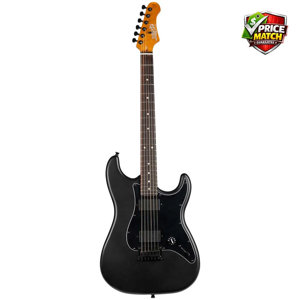 JET JS-400 HH Electric Guitar - Matte Black