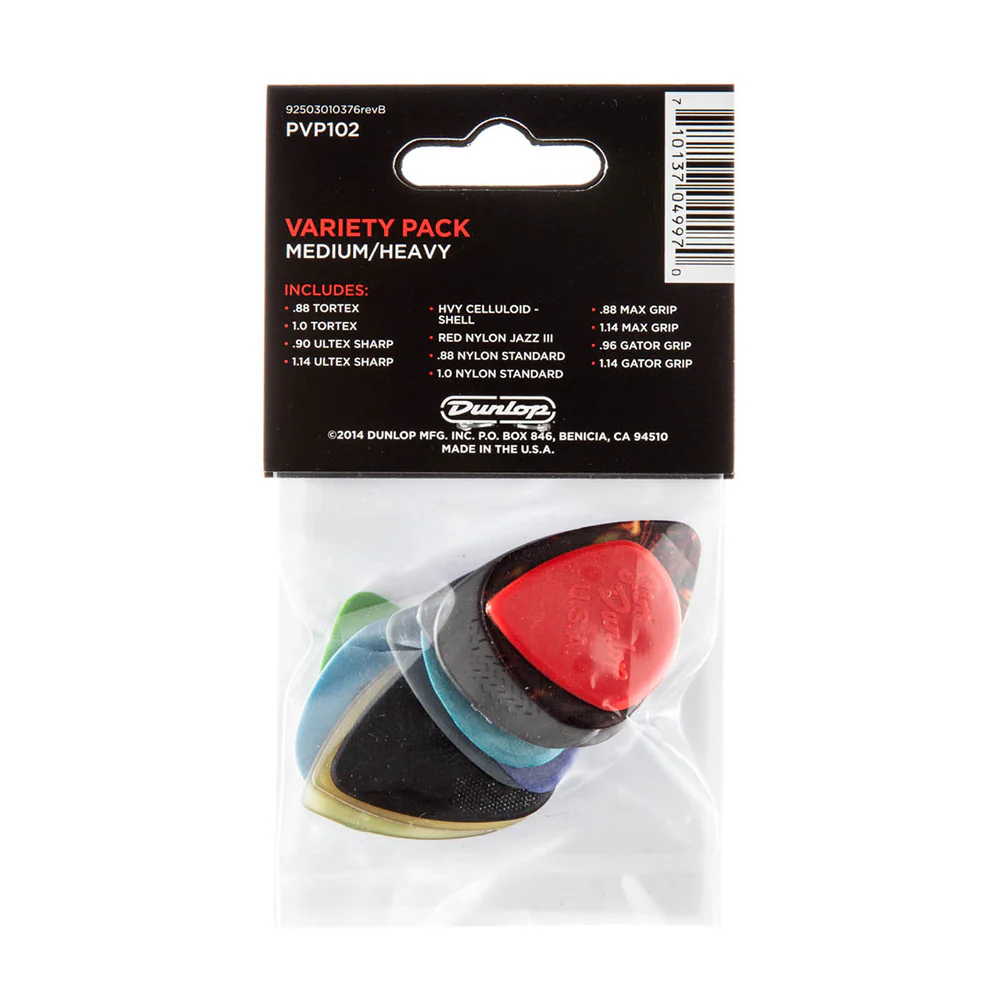 DUNLOP Medium/Heavy Guitar Pick Variety Pack - Image 2