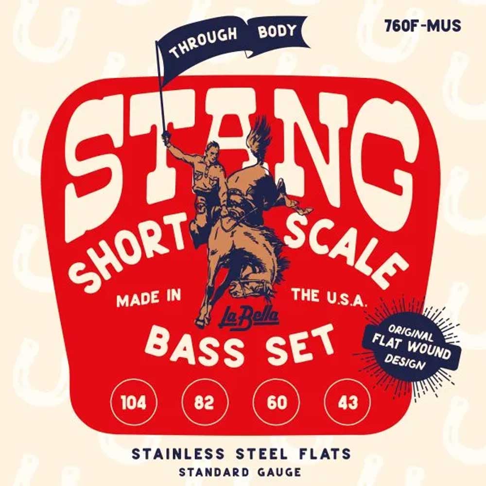 LA BELLA Deep Talkin Bass Stainless Flatwound MUS 43-104