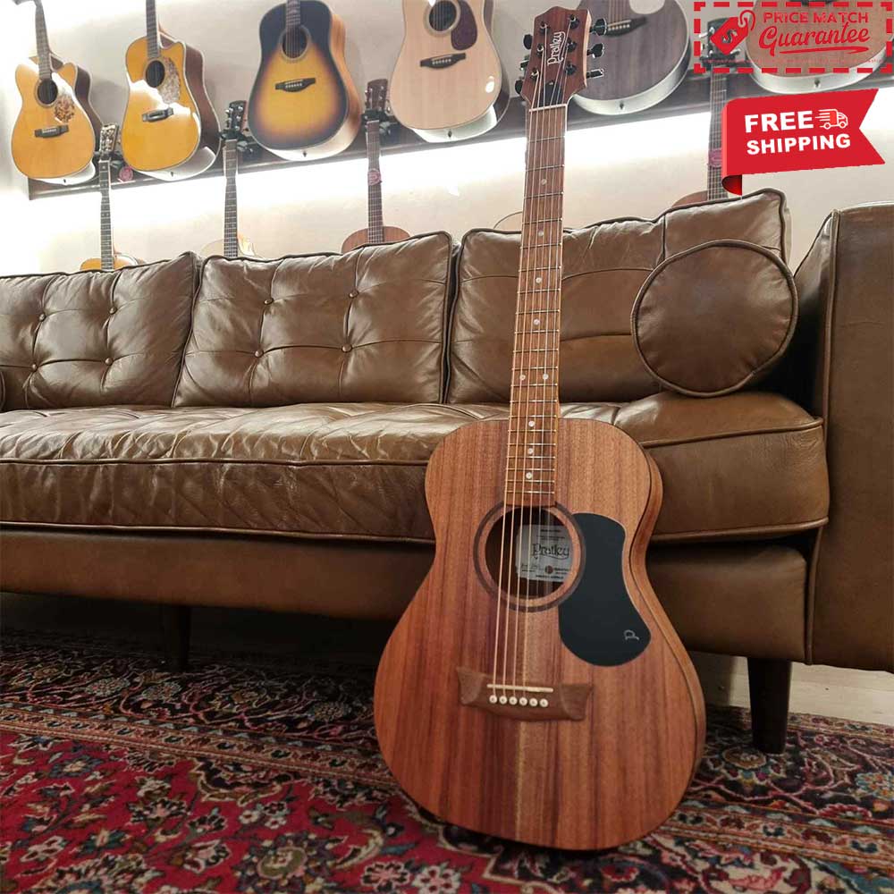 PRATLEY Classic Series Mini OM Model Solid Blackwood Top, Solid Blackwood - Image 3