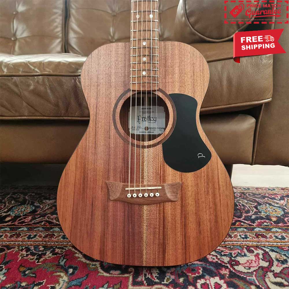 PRATLEY Classic Series Mini OM Model Solid Blackwood Top, Solid Blackwood - Image 4