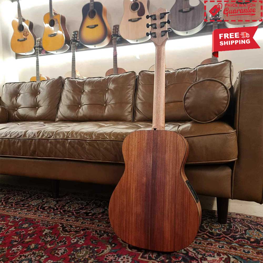 PRATLEY Classic Series Mini OM Model Solid Blackwood Top, Solid Blackwood - Image 6