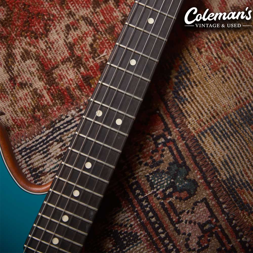 PRELOVED FENDER American Acoustasonic Jazzmaster Ocean Turquoise - Image 8