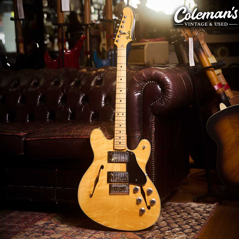 PRELOVED FENDER 1976 Starcaster - Natural Blonde - Image 2