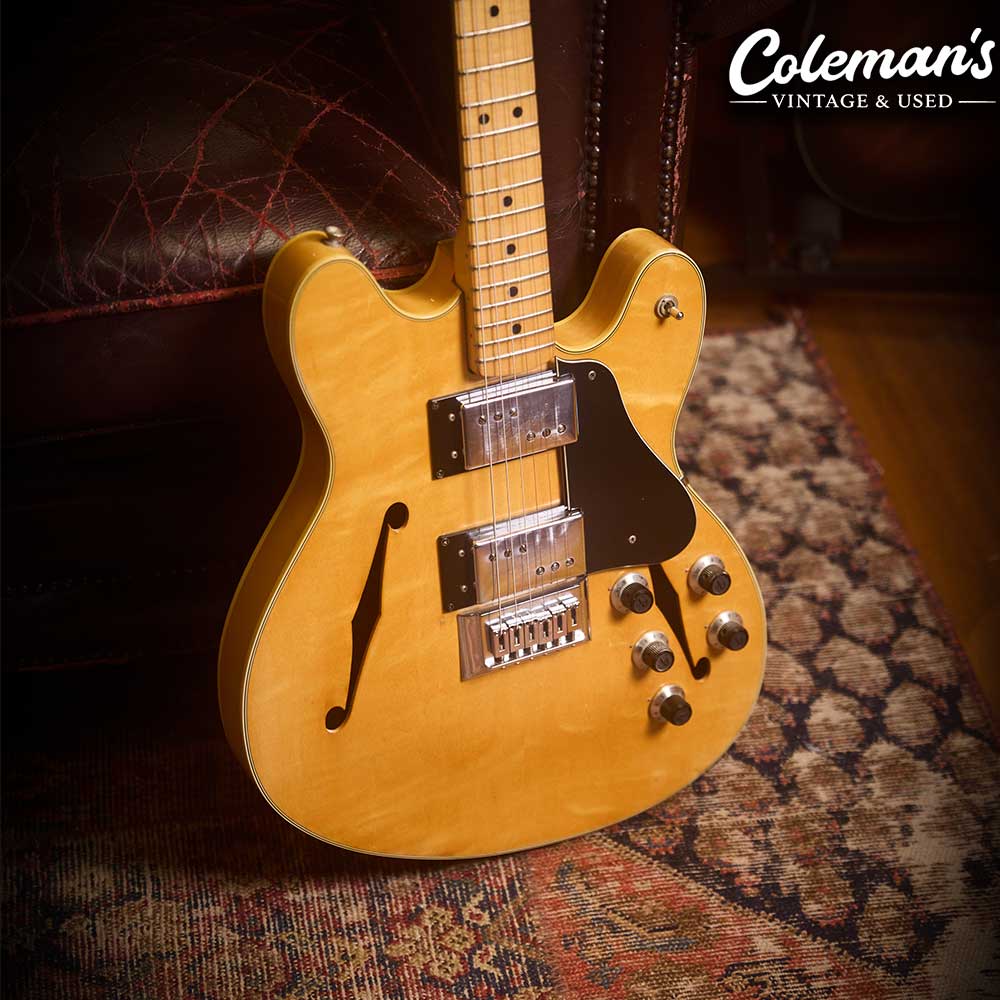 PRELOVED FENDER 1976 Starcaster - Natural Blonde - Image 3