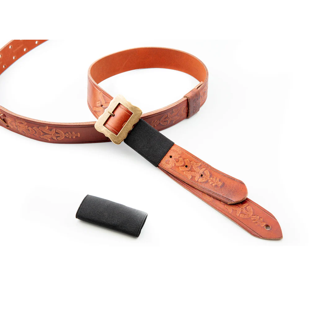 Right On Straps LEGEND BM Bohemian Light brown Guitar Strap - Image 2