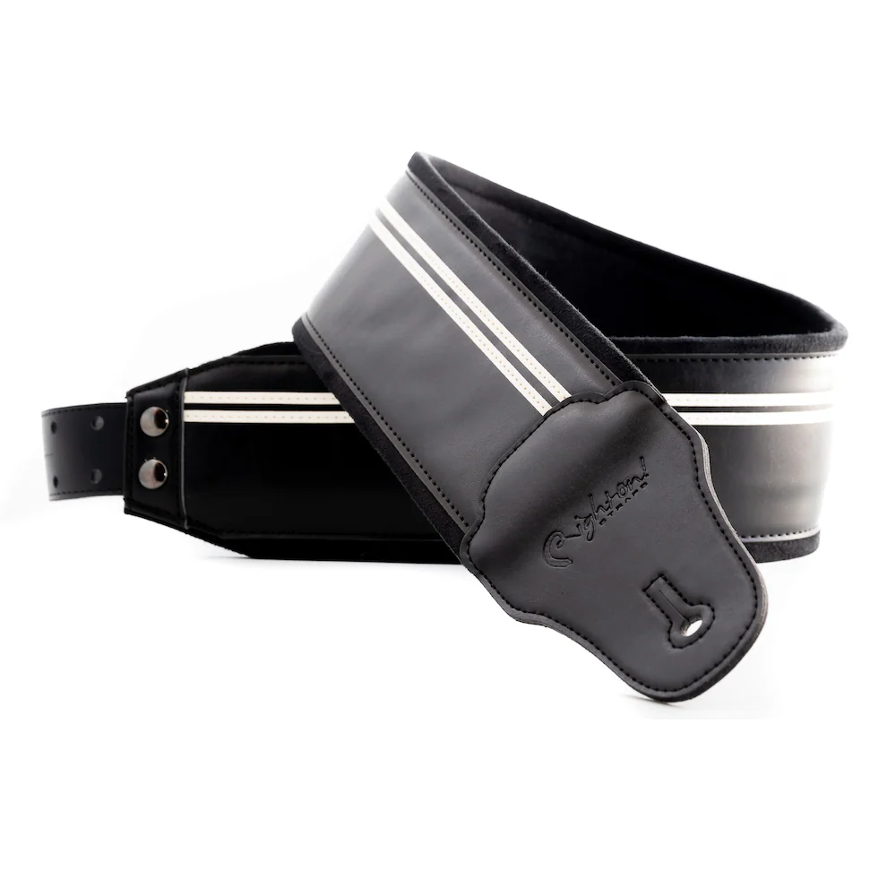 Right On Straps MOJO Race-70 Black Guitar Strap - Image 3
