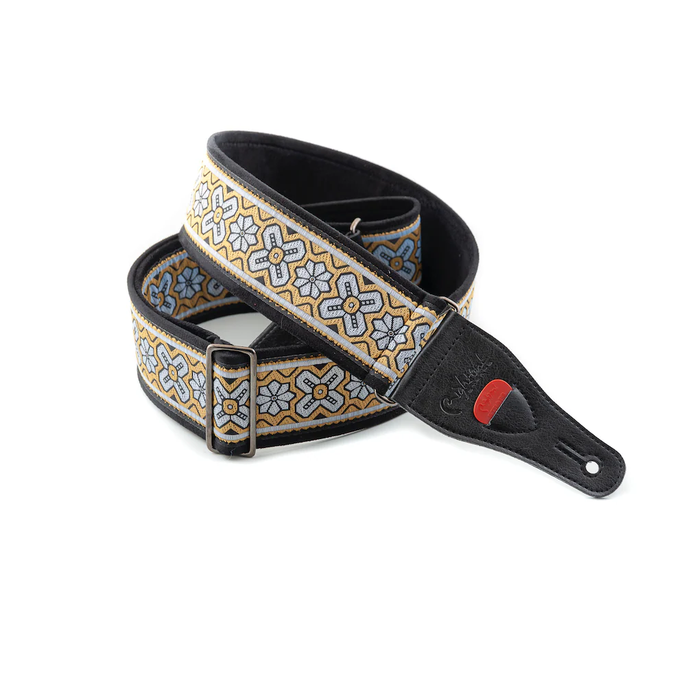 Right On Straps STANDARD PLUS Crossroads II Beige Guitar Strap