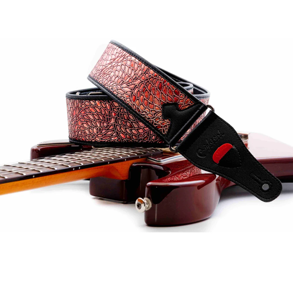Right On Straps TALISMAN Alien Red Guitar Strap