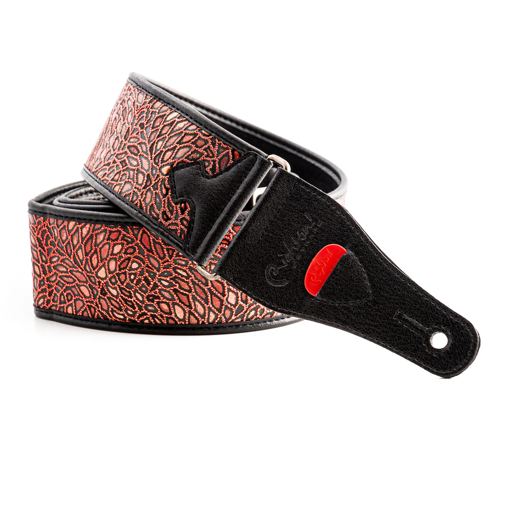 Right On Straps TALISMAN Alien Red Guitar Strap - Image 2