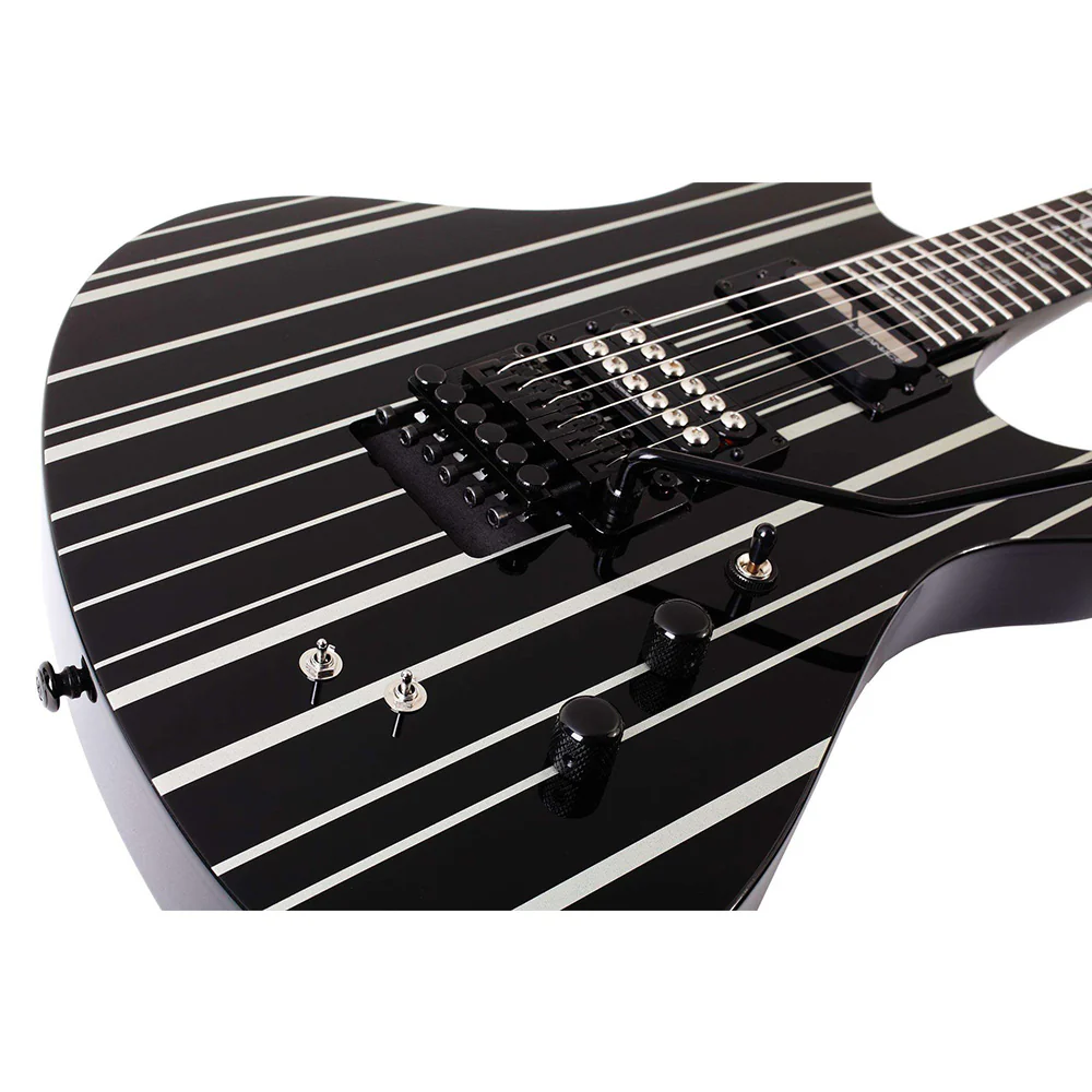 SCHECTER Synyster Gates Custom S - Black Silver - Image 3