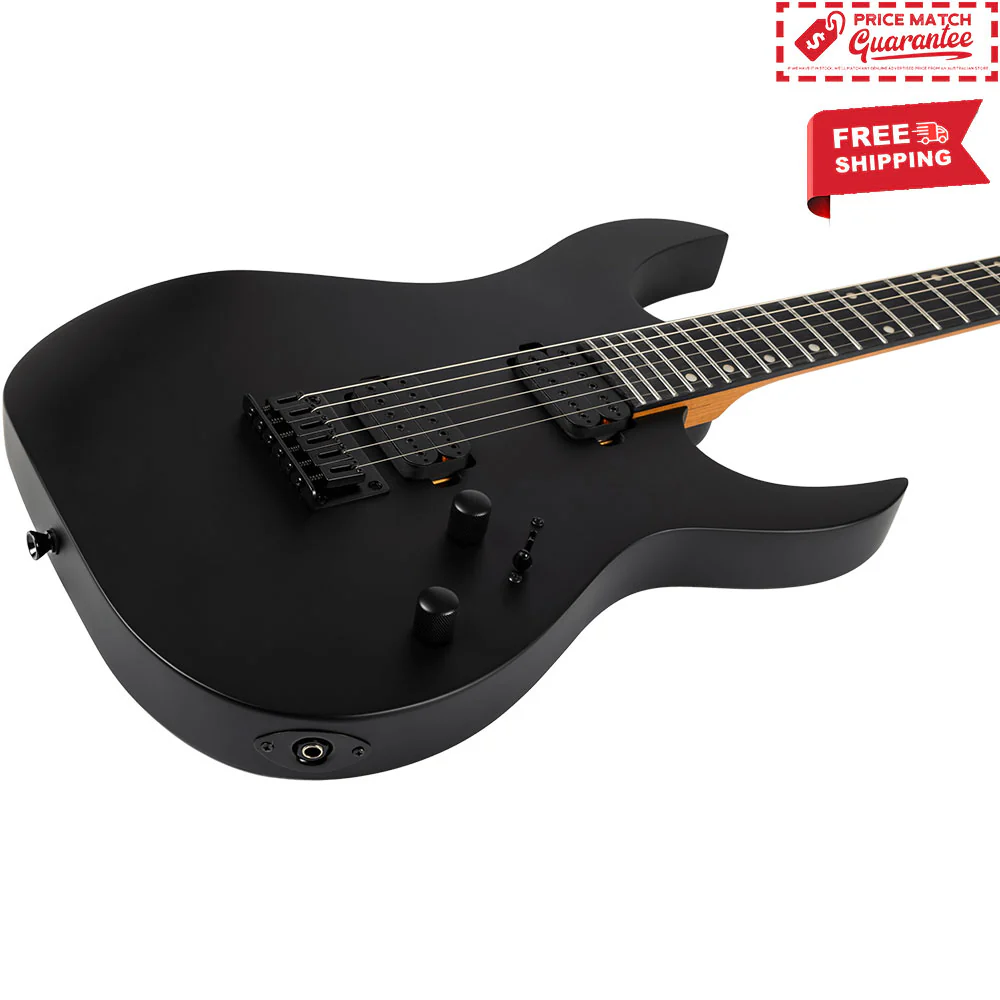 SPIRA Electric Guitar S-400 Package Matte Black - Image 4
