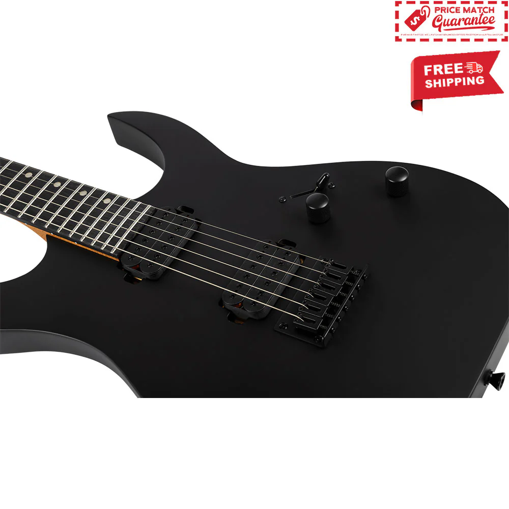 SPIRA Electric Guitar S-400 Package Matte Black - Image 5