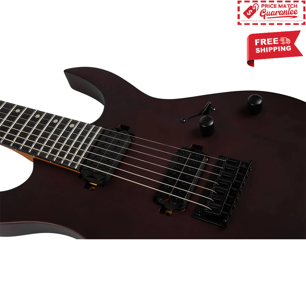 SPIRA S-407 MWR 7 String Satin Wine Red - Image 3