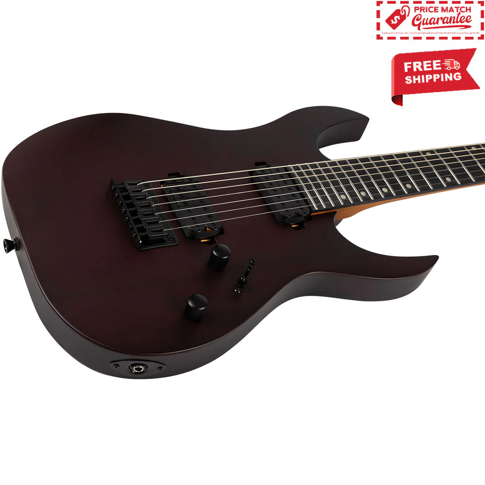 SPIRA S-407 MWR 7 String Satin Wine Red - Image 4