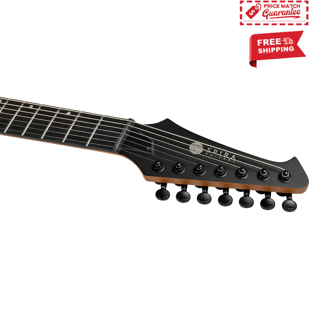 SPIRA S-407 MWR 7 String Satin Wine Red - Image 6
