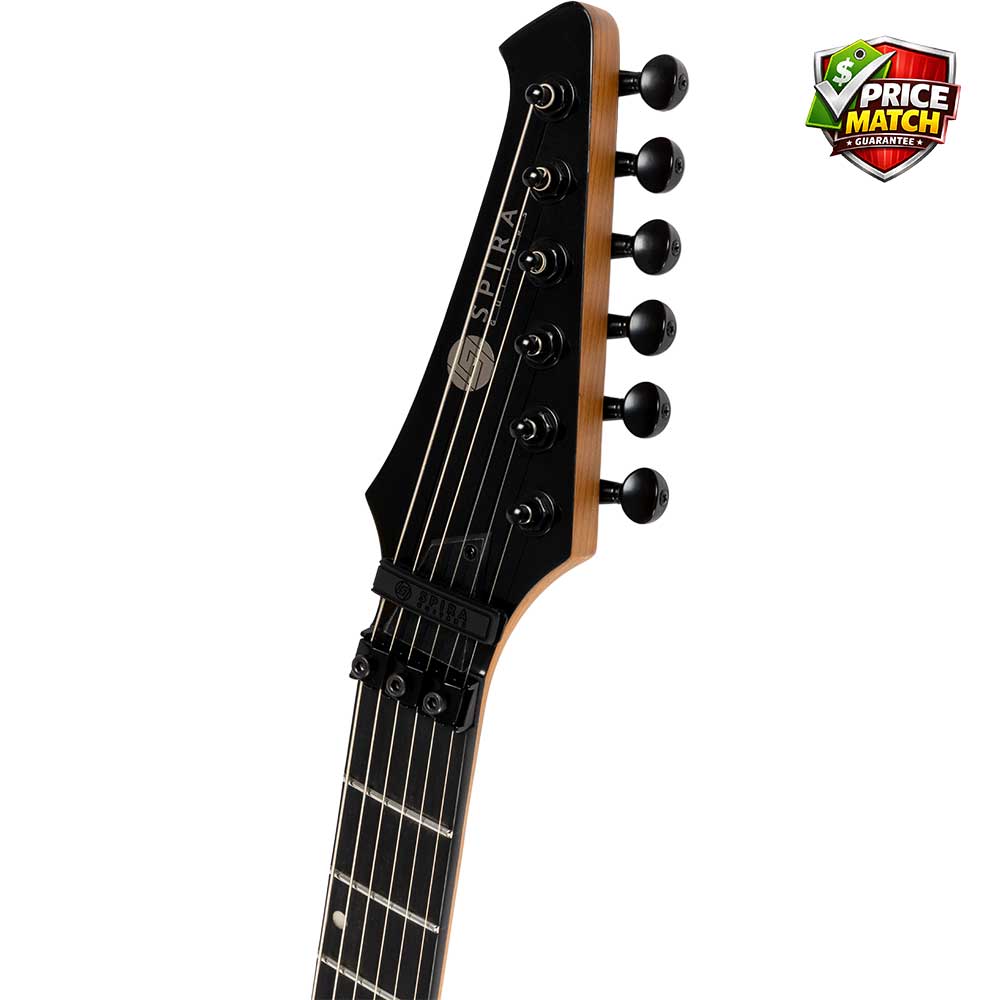 SPIRA S-420 Electric Guitar - Metallic Black - Image 6