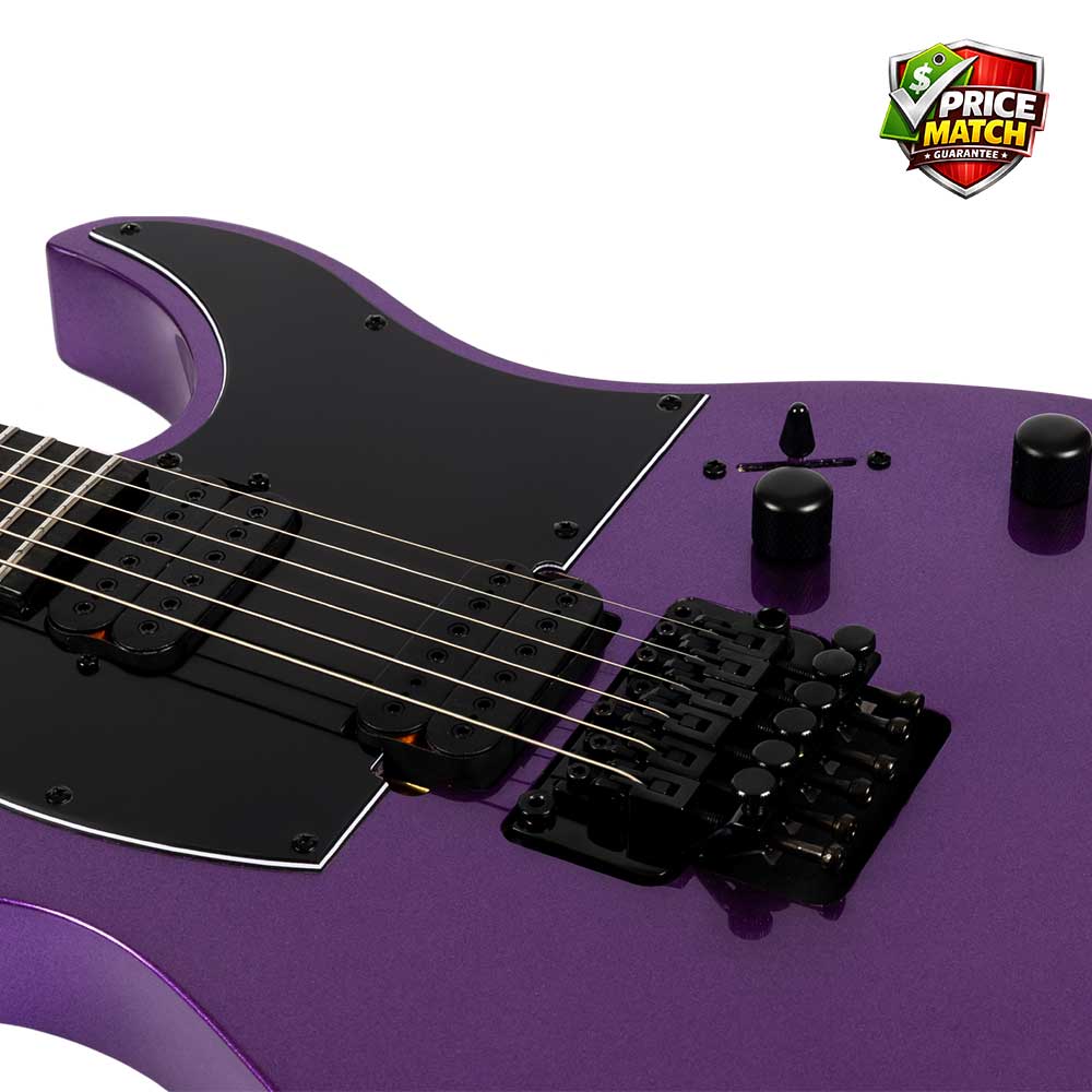 SPIRA T-420 Electric Guitar - Metallic Purple - Image 3