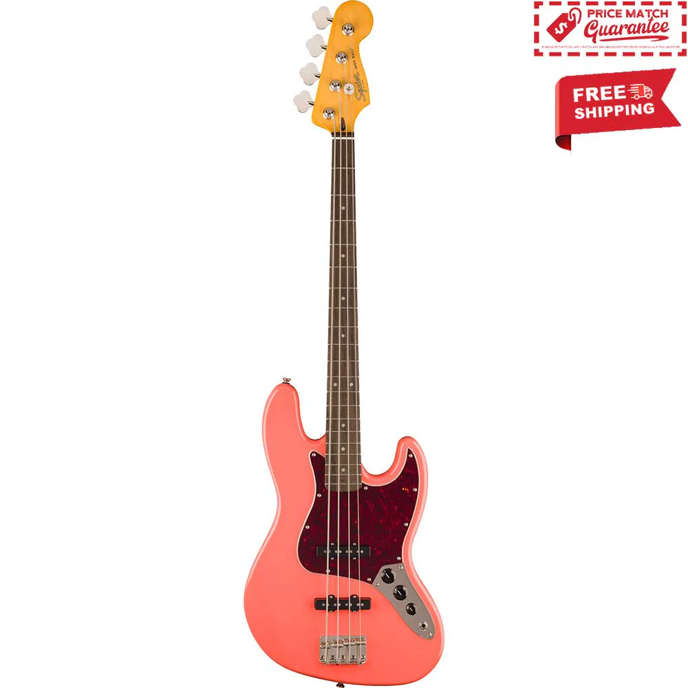 SQUIER Classic Vibe 60 Jazz Bass Tahitian Coral