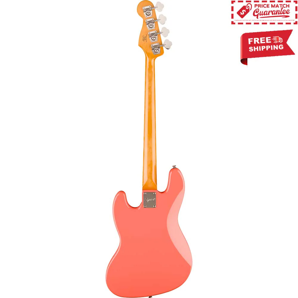 SQUIER Classic Vibe 60 Jazz Bass Tahitian Coral - Image 2