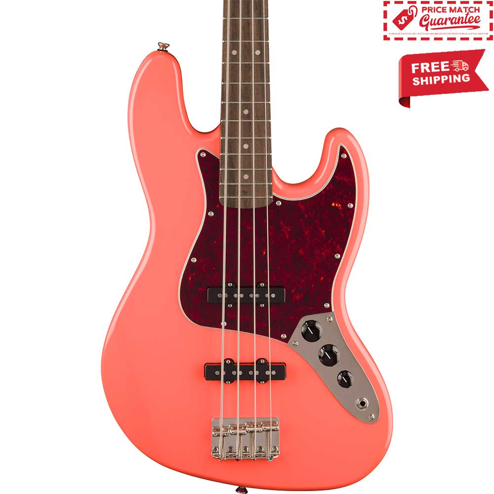 SQUIER Classic Vibe 60 Jazz Bass Tahitian Coral - Image 3
