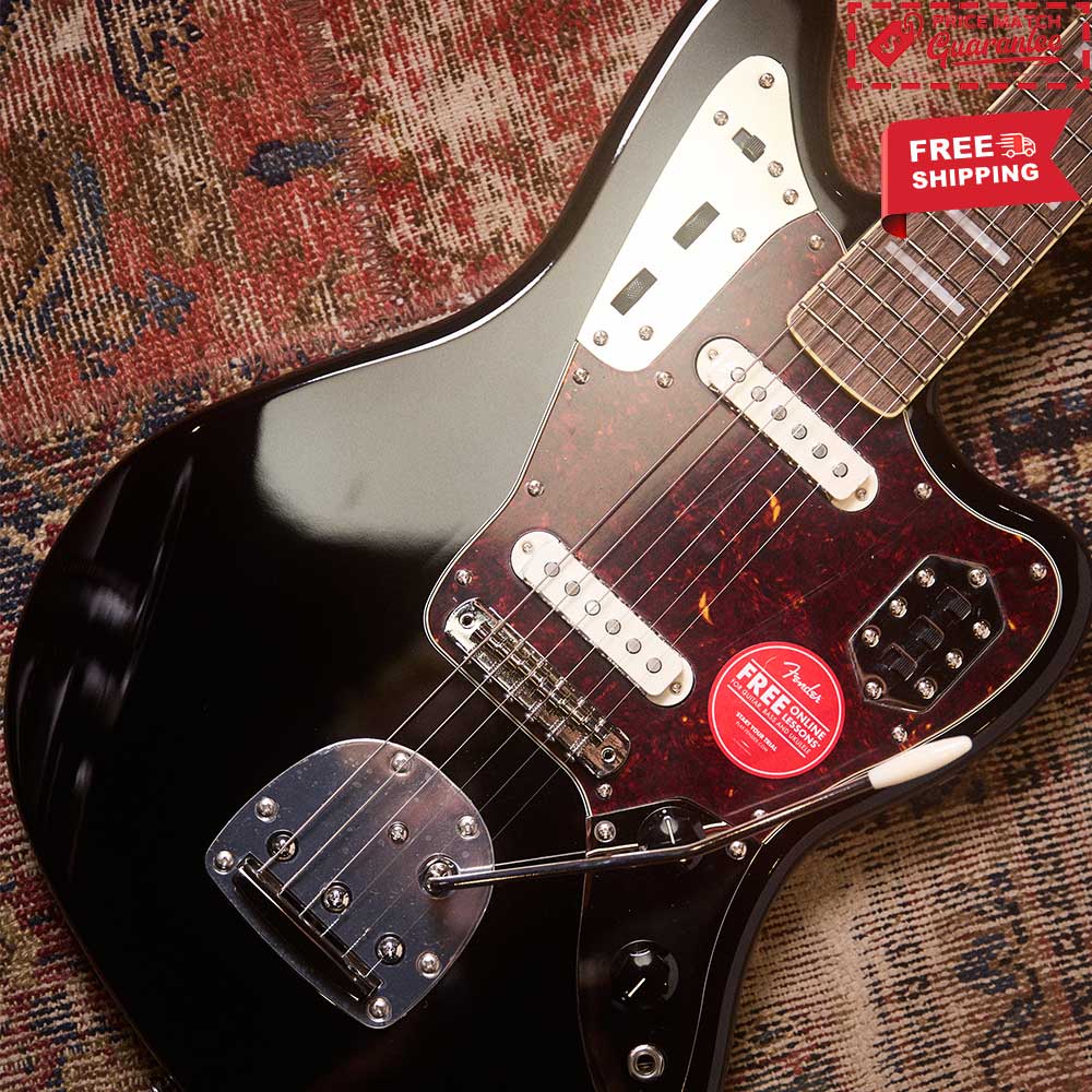 SQUIER Classic Vibe '70s Jaguar - Black - Image 3