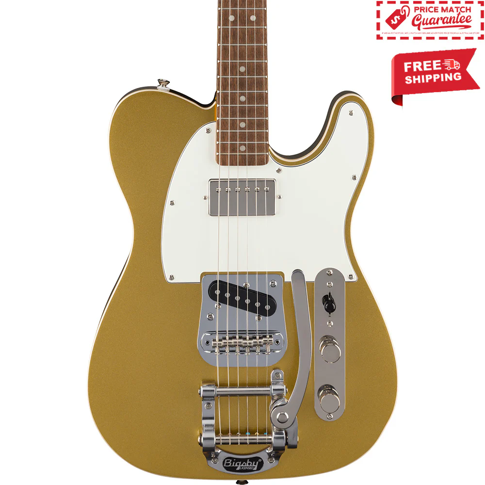 SQUIER  Classic Vibe Custom Telecaster with Bigsby - Aztec Gold - Image 7