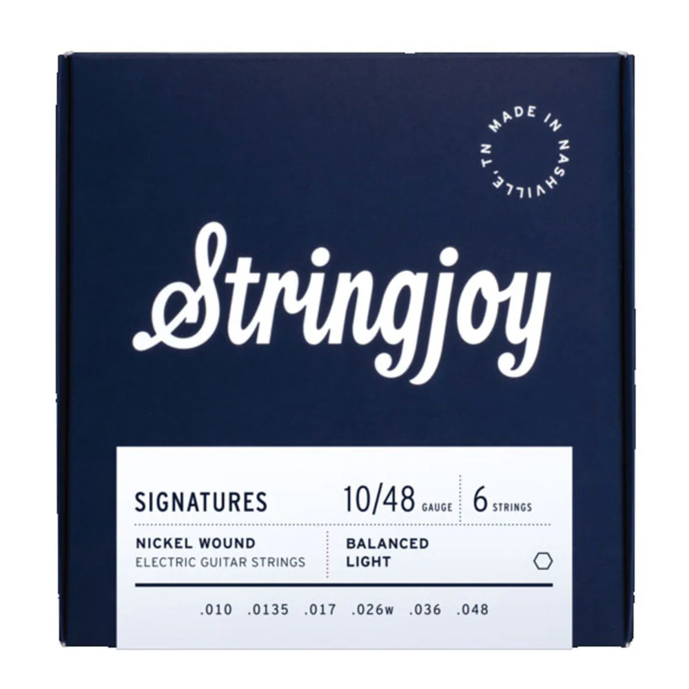 Stringjoy Signatures Electric Guitar Strings Set - Light (10-48)