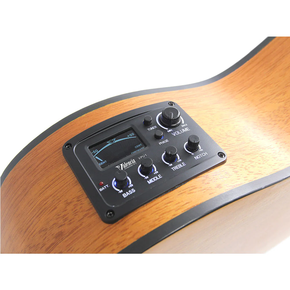 VALENCIA VC304CE Classical Electric Guitar - Natural - Image 4