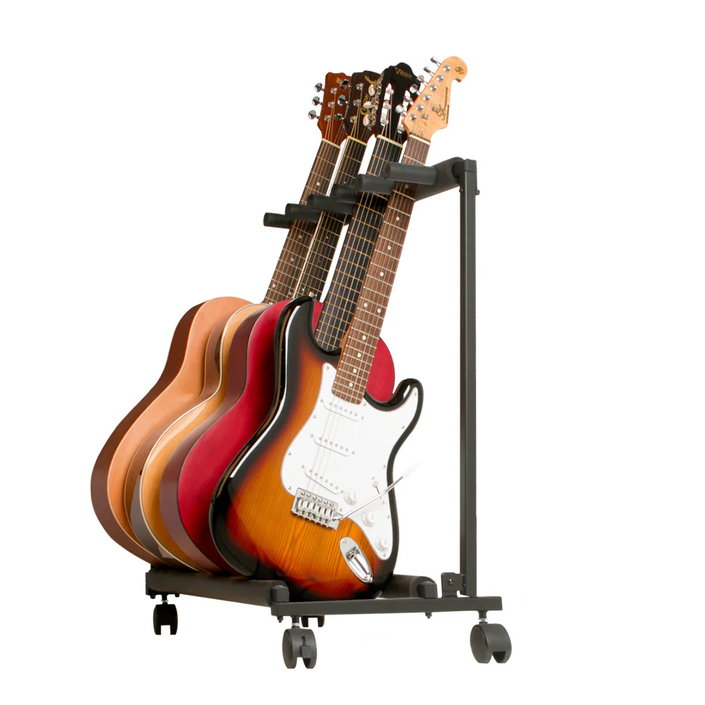 XTREME 5-Guitar Stand with Wheels - Image 3